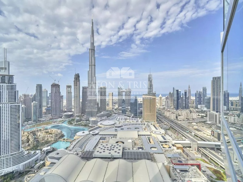 High Floor | Vacant | 2 BR | Burj Khalifa View
